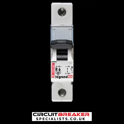 LEGRAND 6 AMP CURVE B 6kA MCB CIRCUIT BREAKER 032 66