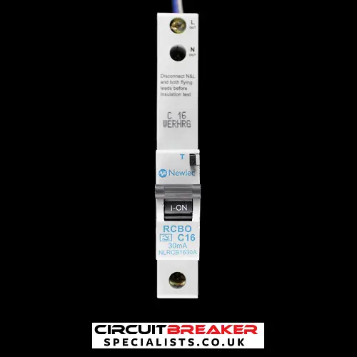 NEWLEC 16 AMP CURVE C 6kA 30mA RCBO TYPE A NLRCB1630A