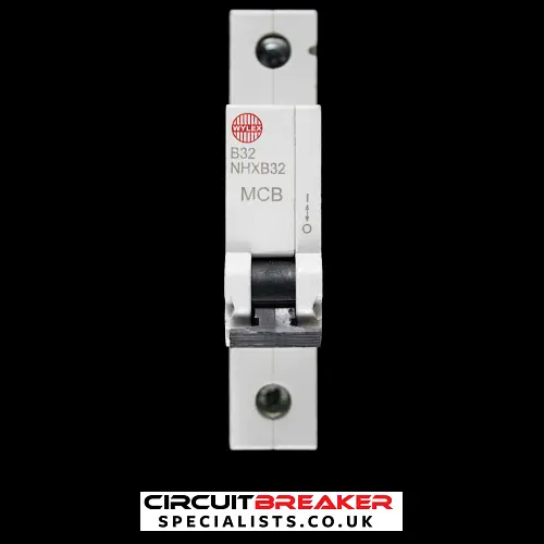 WYLEX 32 AMP CURVE B 6kA MCB CIRCUIT BREAKER NHXB32 NHX