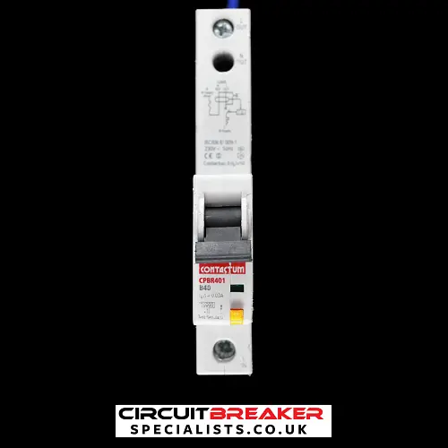 CONTACTUM 40 AMP CURVE B 10kA 30mA RCBO TYPE AC CPBR401