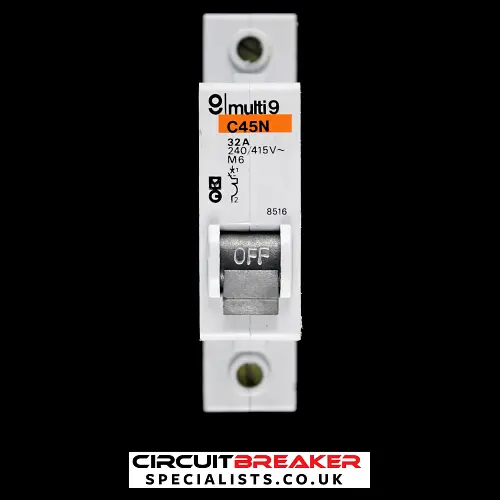 MERLIN GERIN 32 AMP TYPE 2 M6 MCB CIRCUIT BREAKER 8516 C45N