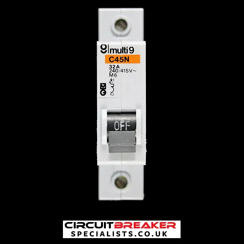 MERLIN GERIN 32 AMP TYPE 2 M6 MCB CIRCUIT BREAKER C45N
