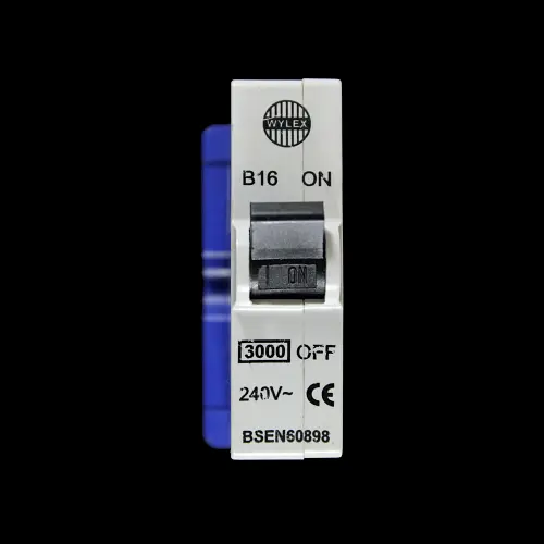 WYLEX 16 AMP CURVE B 3kA MCB CIRCUIT BREAKER PUSH PLUG IN ABB