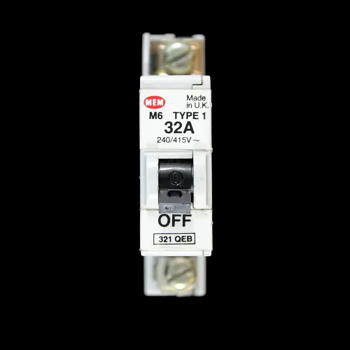 MEM 32 AMP TYPE 1 M6 MCB CIRCUIT BREAKER 321QEB