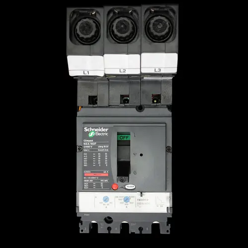 SCHNEIDER 200 AMP 36kA TRIPLE POLE MCCB NSX160F MGP2003X TM200D