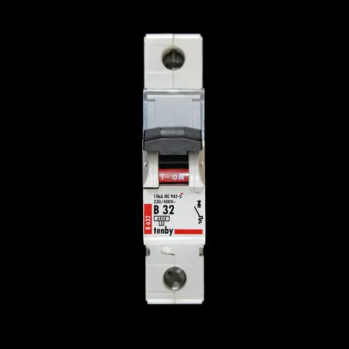 TENBY 32 AMP CURVE B 6kA MCB CIRCUIT BREAKER B632