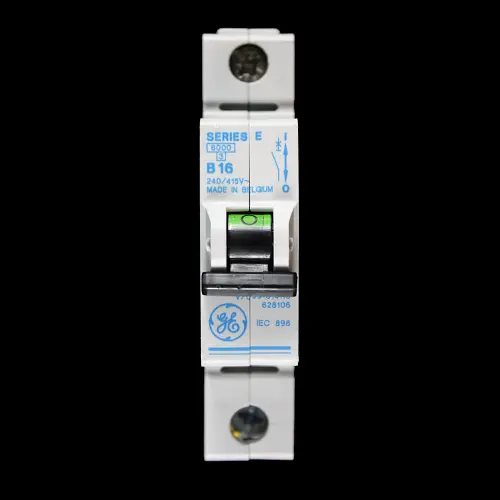 GENERAL ELECTRIC 16 AMP CURVE B 6kA MCB BREAKER SERIES E 628106 V/099-014116