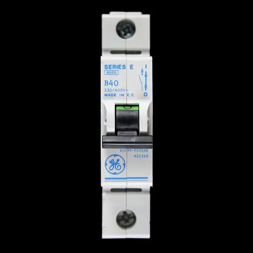 GENERAL ELECTRIC 40 AMP CURVE B 6kA MCB BREAKER SERIES E V/099-012140 621310