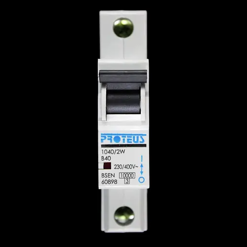 PROTEUS 40 AMP CURVE B 10kA MCB CIRCUIT BREAKER 1040/2W