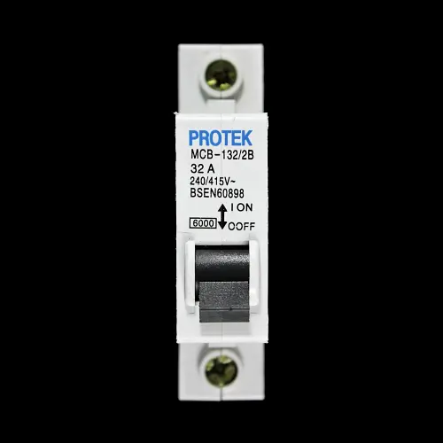 PROTEK 32 AMP CURVE B 6kA MCB CIRCUIT BREAKER MCB-132/2B