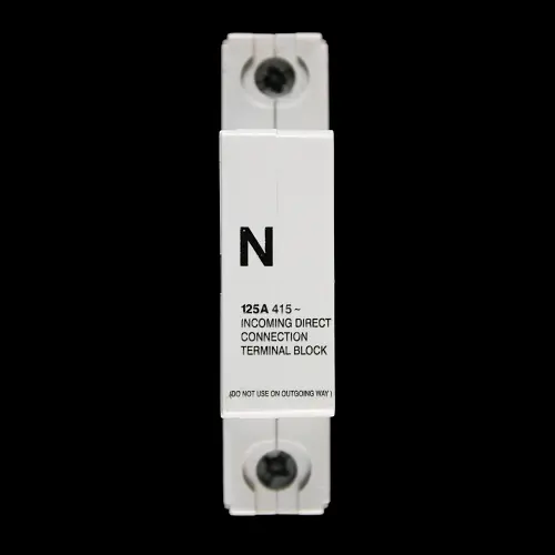 MERLIN GERIN 125 AMP INCOMING DIRECT CONNECTION TERMINAL BLOCK