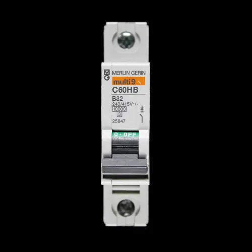 MERLIN GERIN 32 AMP CURVE B 10kA MCB CIRCUIT BREAKER 25847 C60HB MULTI9