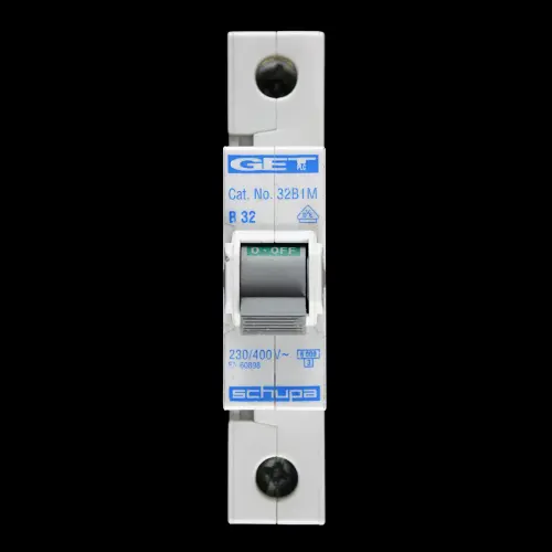 GET 32 AMP CURVE B 6kA MCB CIRCUIT BREAKER 32B1M SCHUPA
