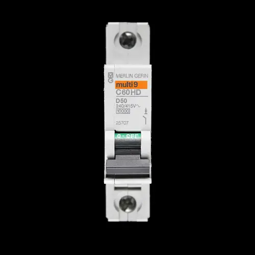 MERLIN GERIN 50 AMP CURVE D 10kA MCB CIRCUIT BREAKER C60HD 25707 MULTI9