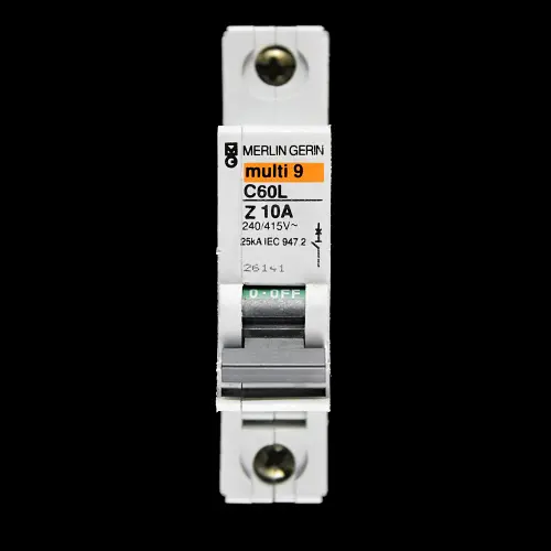 MERLIN GERIN 10 AMP TYPE Z 25kA MCB CIRCUIT BREAKER 26141 C60L MULTI9