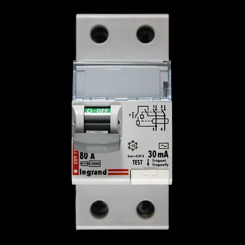 LEGRAND 80 AMP 30mA DOUBLE POLE RCCB RCD TYPE AC 08912 089 12
