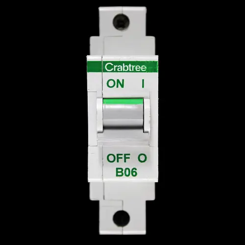 CRABTREE 6 AMP CURVE B 16kA MCB CIRCUIT BREAKER POLESTAR