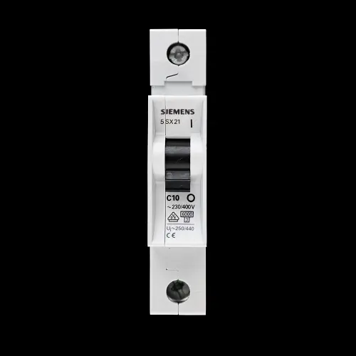 SIEMENS 10 AMP CURVE C 6kA MCB CIRCUIT BREAKER 5SX21 5SX2