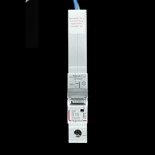 LEGRAND 16 AMP CURVE B 10kA 30mA RCBO TYPE AC DX3 6064 18