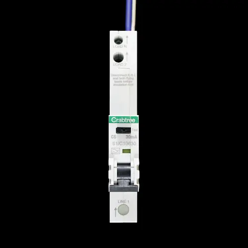CRABTREE 6 AMP CURVE C 6kA 30mA RCBO TYPE A 61/C10630 STARBREAKER WC