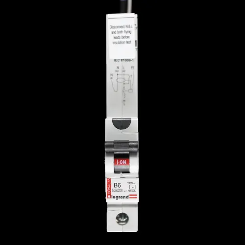 LEGRAND 6 AMP CURVE B 10kA 30mA RCBO TYPE AC 6064 16 LEXIC