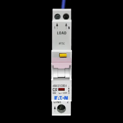 EATON 32 AMP CURVE C 10kA 30mA RCBO TYPE A EMCH132R30C eRBM-32/1/C/003