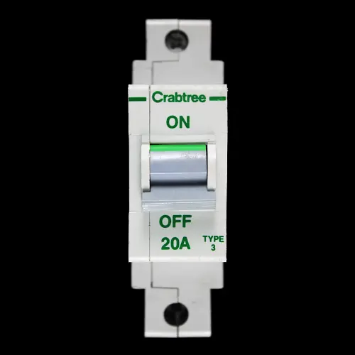 CRABTREE 20 AMP TYPE 3 M9 MCB CIRCUIT BREAKER POLESTAR