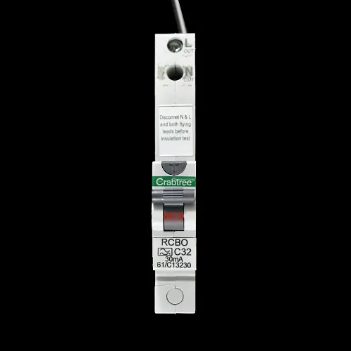CRABTREE 32 AMP CURVE C 10kA 30mA RCBO TYPE A STARBREAKER 61/C13230 BC