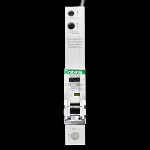 CRABTREE 10 AMP CURVE C 6kA 30mA RCBO TYPE A 61/C11030 STARBREAKER
