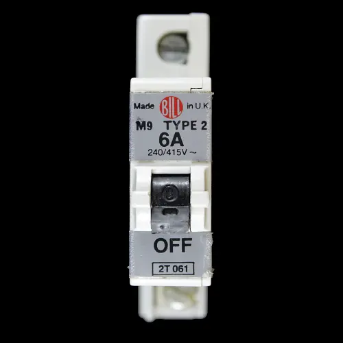 BILL 6 AMP TYPE 2 M9 MCB CIRCUIT BREAKER 2T061