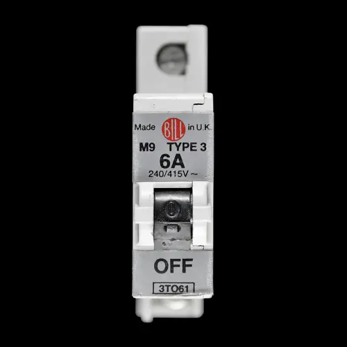 BILL 6 AMP TYPE 3 M9 MCB CIRCUIT BREAKER 3T061