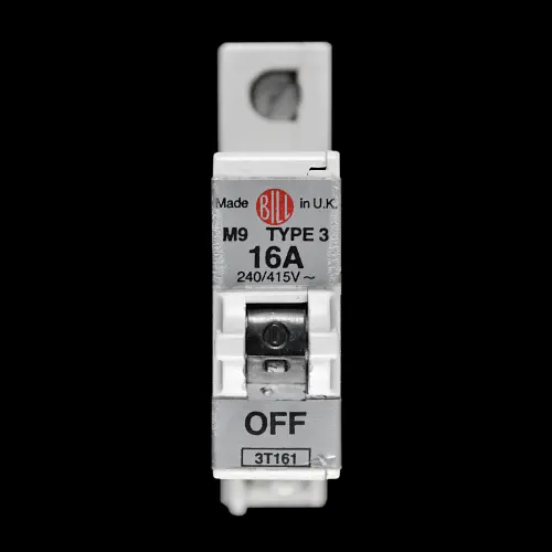 BILL 16 AMP TYPE 3 M9 MCB CIRCUIT BREAKER 3T161