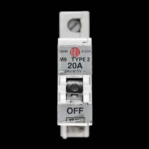 BILL 20 AMP TYPE 2 M9 MCB CIRCUIT BREAKER 2T201
