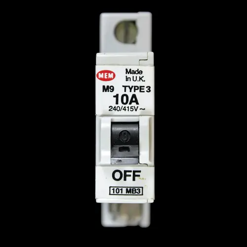 MEM 10 AMP TYPE 3 M9 MCB CIRCUIT BREAKER 101MB3