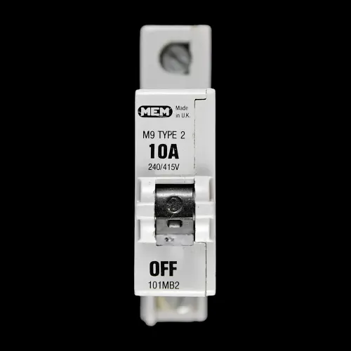 MEM 10 AMP TYPE 2 M9 MCB CIRCUIT BREAKER 101MB2 GREY