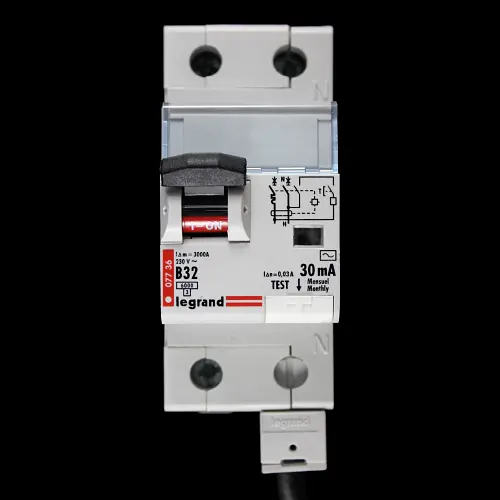 LEGRAND 32 AMP CURVE B 6kA 30mA DOUBLE POLE RCBO 077 36