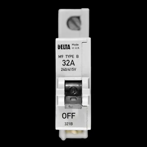 DELTA 32 AMP CURVE B M9 MCB CIRCUIT BREAKER 321B