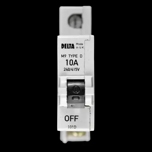 DELTA 10 AMP CURVE D M9 MCB CIRCUIT BREAKER 101D