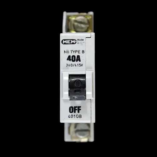 MEM 40 AMP CURVE B M6 MCB CIRCUIT BREAKER 401QB