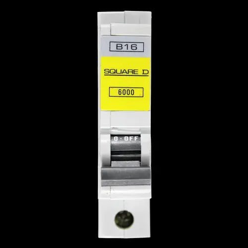 SQUARE D 16 AMP CURVE B 6kA MCB CIRCUIT BREAKER QOE 6000