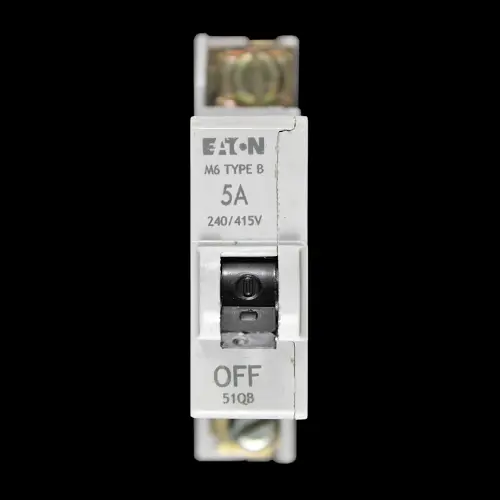 EATON 5 AMP CURVE B M6 MCB CIRCUIT BREAKER 51QB