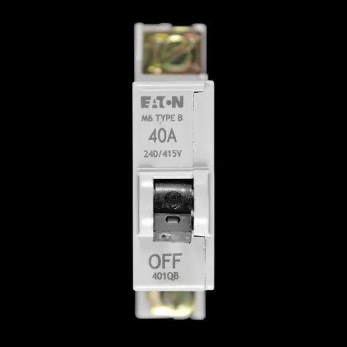 EATON 40 AMP CURVE B M6 MCB CIRCUIT BREAKER 401QB 401 QB