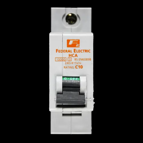 FEDERAL 10 AMP CURVE C 10kA MCB CIRCUIT BREAKER STABLOK HCA HCA1P10