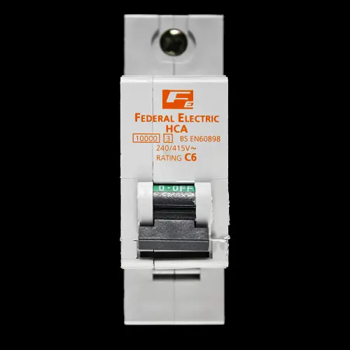FEDERAL 6 AMP CURVE C 10kA MCB CIRCUIT BREAKER HCA STABLOK