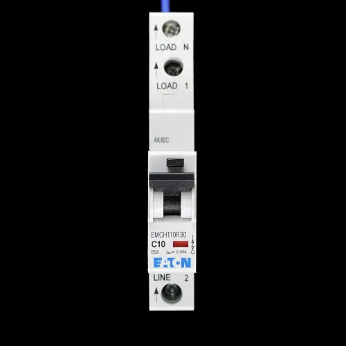 EATON 10 AMP CURVE C 10kA 30mA RCBO TYPE AC EMCH110R30