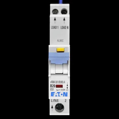 EATON B 20 RCBO 10kA 30mA TYPE A ERBM 20/1/B/003 EMBH120R30C