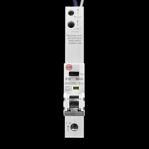 WYLEX 10 AMP CURVE B 6kA 30mA RCBO TYPE A NHXSBS1B10