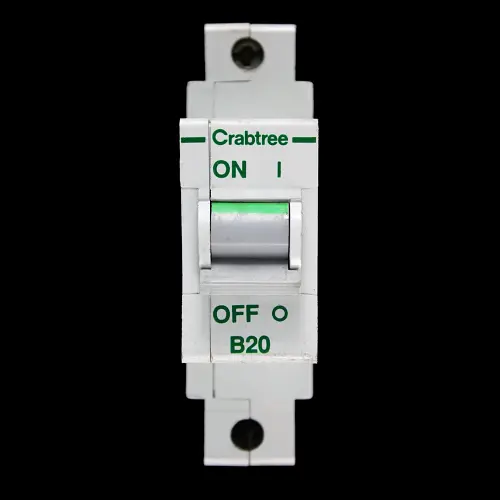 CRABTREE 20 AMP CURVE B 16kA MCB CIRCUIT BREAKER POLESTAR