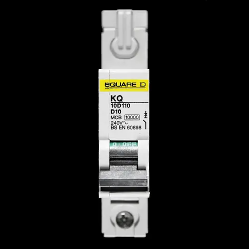 SQUARE D 10 AMP CURVE D 10kA MCB CIRCUIT BREAKER KQ 10D110