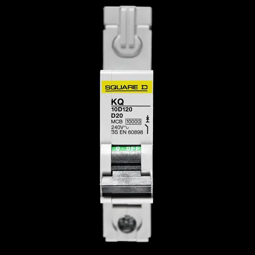 SQUARE D 20 AMP CURVE D 10kA MCB CIRCUIT BREAKER KQ 10D120